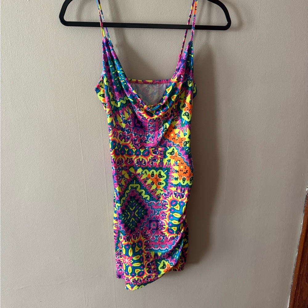 Colorful Patterned Dress
